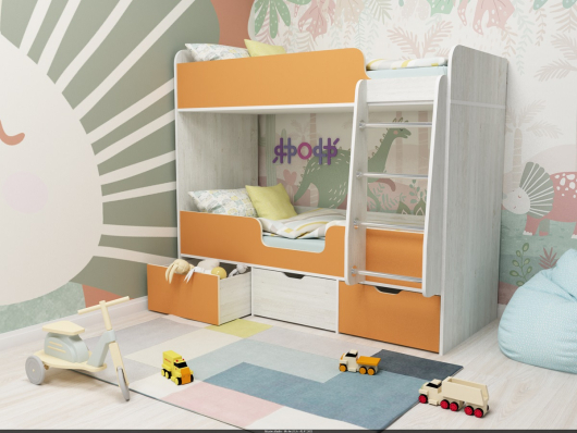 Кровать двухъярусная «Малыш Двойняшка» - купить за 0.00 руб.