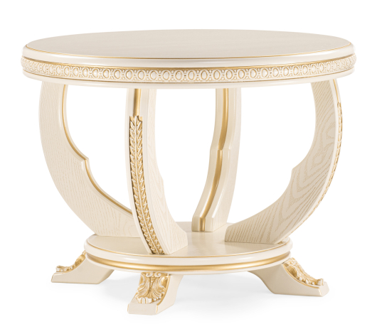 Стол журнальный Луис слоновая кость/золото - купить за 24860.00 руб.