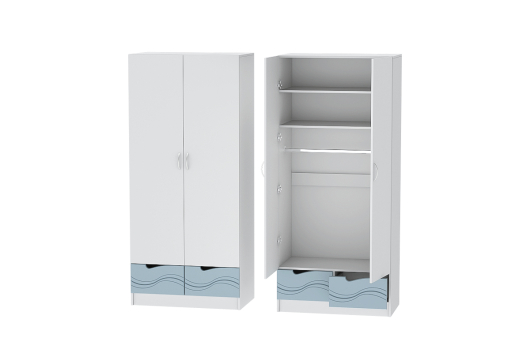 Шкаф 2-х створчатый Бриз МДФ - купить за 12443.00 руб.