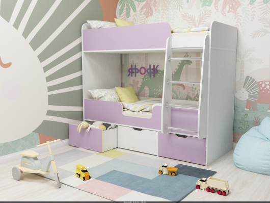 Кровать двухъярусная «Малыш Двойняшка» - купить за 0.00 руб.