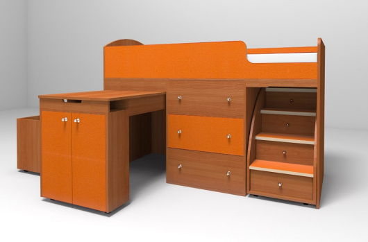 Кровать чердак Малыш+ - купить за 25720.00 руб.