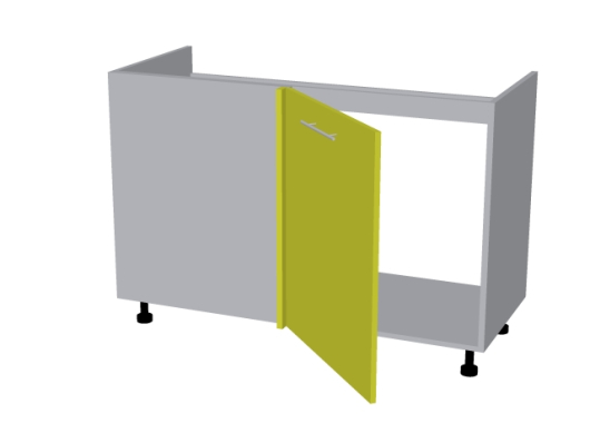 Стол под мойку угловой НУМ120 Д1 Базис - купить за 11064.00 руб.