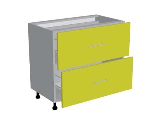 Стол с двумя ящиками Н90+Мет2 Базис - купить за 14022.00 руб.