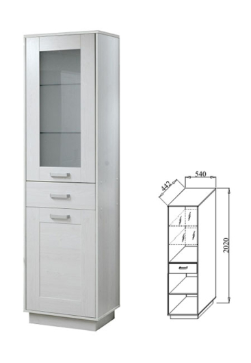 Шкаф-пенал МЦН Волжанка Квадро - купить за 0.00 руб.