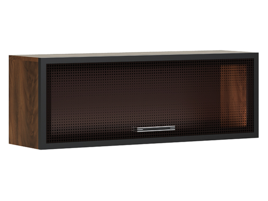 Шкаф навесной с подсветкой Браун мод № 4 - купить за 9705.00 руб.