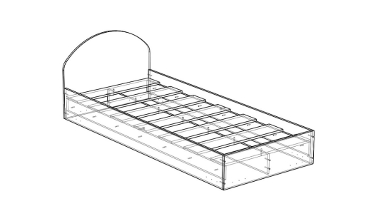 Кровать Стиляга - купить за 0.00 руб.