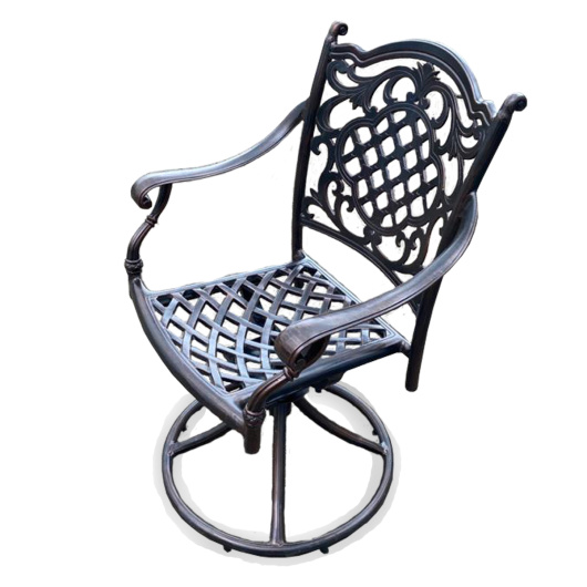 Кресло вращающееся из литого алюминия ГЕРЛЕН"GERLEN" арт.74380 - купить за 22500.00 руб.