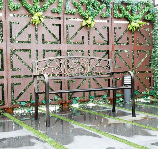Стальная скамья Версаль - купить за 12300.00 руб.