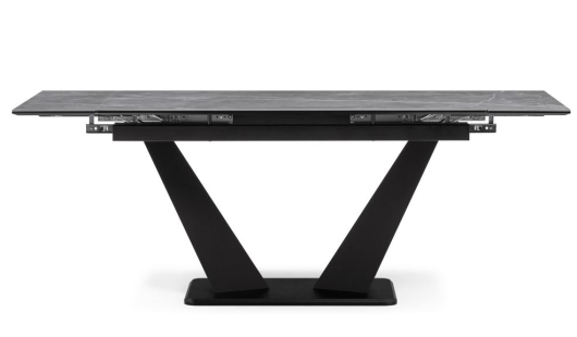 Керамический стол Кели серый мрамор/чёрный - купить за 0.00 руб.