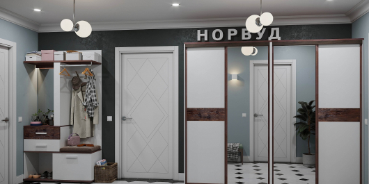 Прихожая Норвуд (вариант 2) - купить за 52620.00 руб.