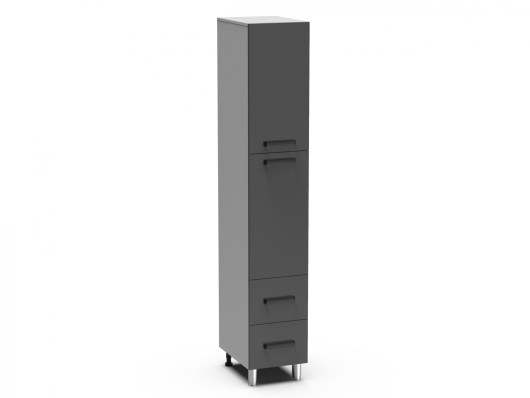 Шкаф пенал Квадро 4П2Я - купить за 11993.00 руб.