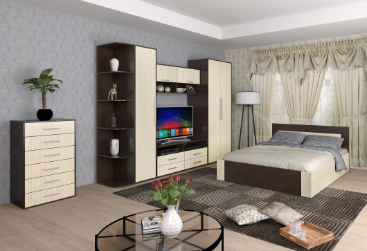 Спальня Берта 1(Комплект 5) - купить за 39032.0000 руб.