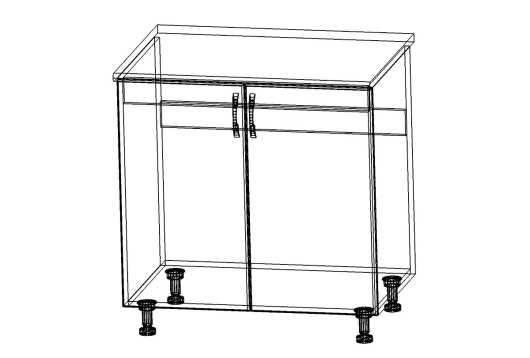 Стол-мойка 2-дверный Кантри 1 - купить за 9288.00 руб.