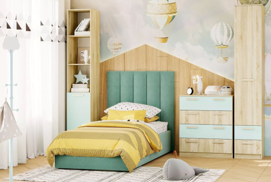 Кровать Ingrid 900 Модель 312 Ультра Минт - купить за 35799.00 руб.