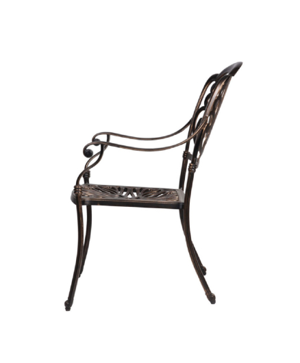 Обеденная группа из алюминия стол Сандаловое дерево+4 кресла Феникс - купить за 117600.00 руб.