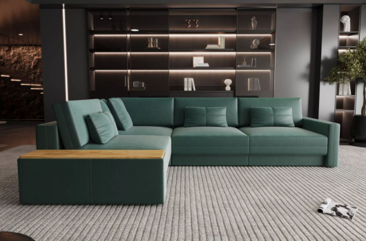 Диван Киото 9 Clever 22 зелёный - купить за 191194.00 руб.