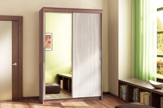 Шкаф-купе 2-х дверный 1,36 м арт. 011 - купить за 22260.00 руб.