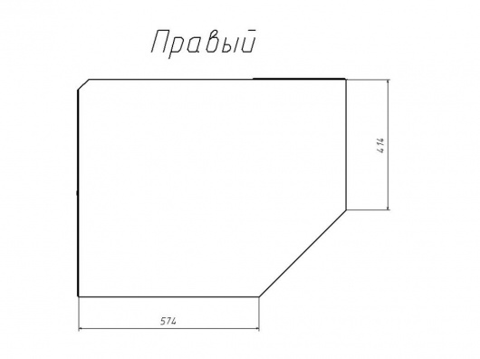 Шкаф угловой НМ 013.04-02 PZ - купить за 9268.0000 руб.