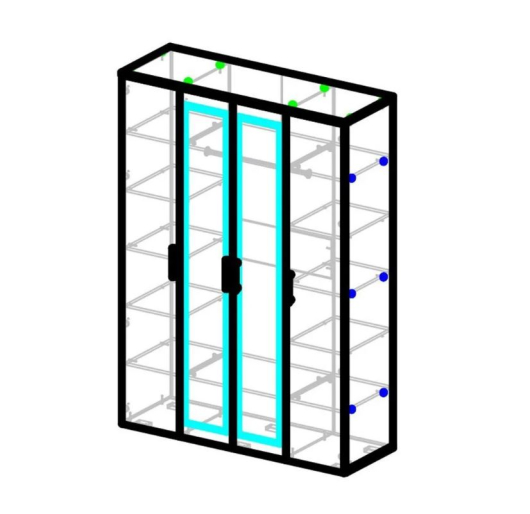 Шкаф 4-х дверный Бруно - купить за 0.00 руб.