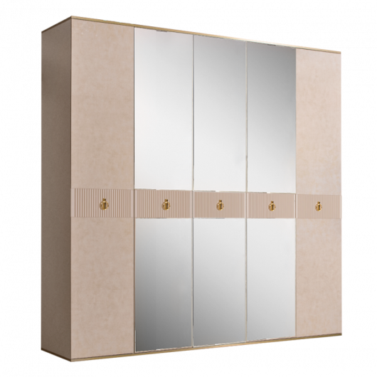 Шкаф 5-ти дверный с зеркалами Rimini Solo РМШ1/5 (s) - купить за 118790.00 руб.