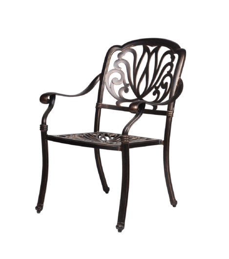 Обеденная группа из алюминия стол Сандаловое дерево+4 кресла Феникс - купить за 117600.00 руб.