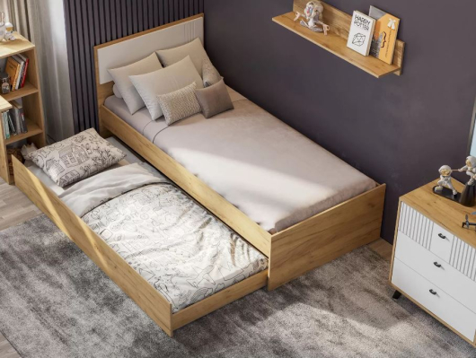 Кровать Милан с выкатной секцией - купить за 16236.00 руб.