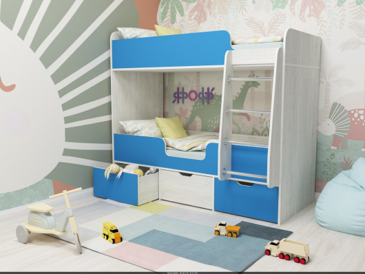 Кровать двухъярусная «Малыш Двойняшка» - купить за 0.00 руб.