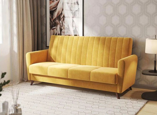 Диван Монако 3Т Модель 002 Ультра мустард - купить за 40399.00 руб.