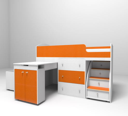 Кровать-чердак Малыш - купить за 26770.00 руб.