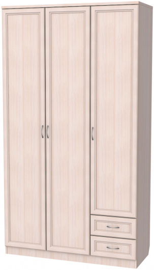 Шкаф 3-х дверный для одежды и белья с ящиками Гарун 113 - купить за 27918.00 руб.