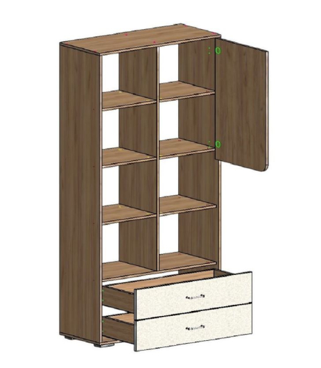 Шкаф открытый Дастин - купить за 0.00 руб.