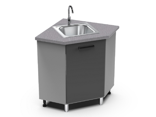 Шкаф нижний мойка угловой 850 Контемп УМ - купить за 4909.00 руб.