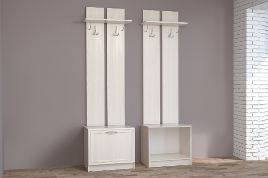 Обувница с вешалкой 2 Иннэс 6 Рамка - купить за 6370.00 руб.