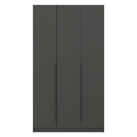 Шкаф 3-х дверный 67.12 Брандо ЛДСП/МДФ Графит - купить за 26312.00 руб.