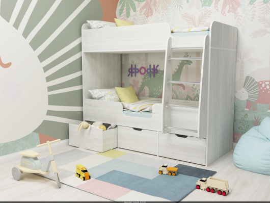 Кровать двухъярусная «Малыш Двойняшка» - купить за 0.00 руб.
