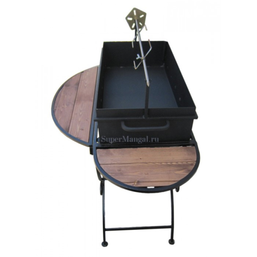 Мангал дачный на колесах с дровницей МД1 - купить за 0.00 руб.