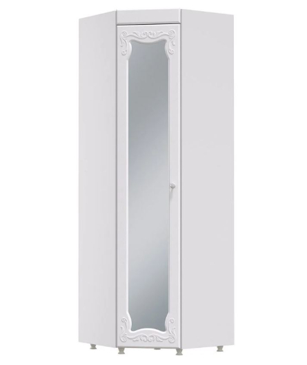 Шкаф угловой (410) Италия ИТ-66 с зеркалом - купить за 18141.00 руб.