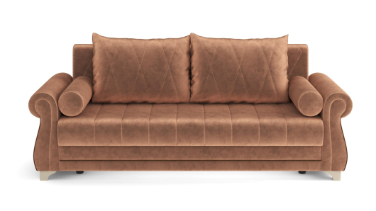 Диван Порто М велюр тенерифе корица / велюр тенерифе шоколад - купить за 59921.00 руб.
