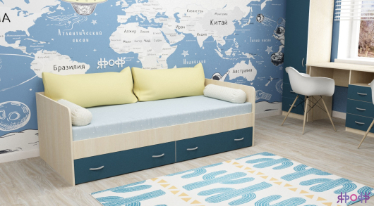 Кровать с выкатными ящиками Ярофф - купить за 0.00 руб.