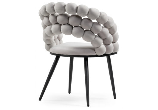 Стул на металлокаркасе Ball gray / black - купить за 13990.00 руб.