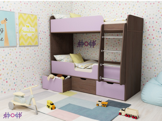 Кровать двухъярусная «Малыш Двойняшка» - купить за 0.00 руб.