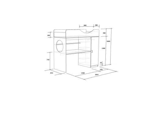Кровать-чердак Легенда 9.1 - купить за 21235.00 руб.