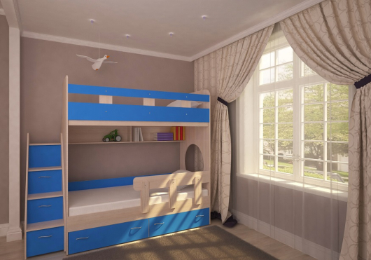 Кровать 2-х ярусная Юниор -1 - купить за 0.00 руб.