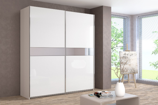 Шкаф-купе 2-х дверный Иннэс 5 Ф4 глянец - купить за 37870.00 руб.