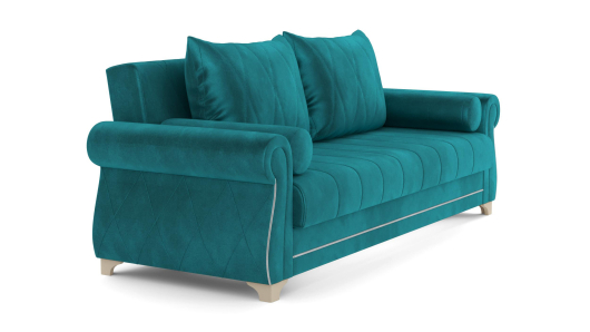 Диван Порто М велюр тенерифе изумруд / велюр тенерифе грей - купить за 59921.00 руб.