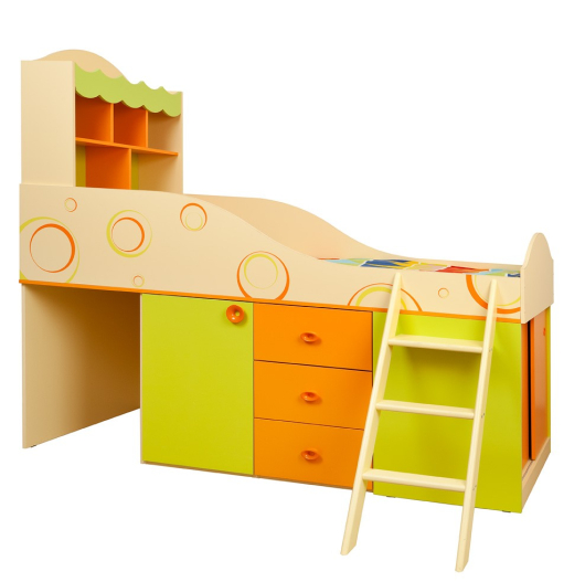 Кровать комбинированная со столом Фруттис ЛД 503.010 - купить за 0.00 руб.