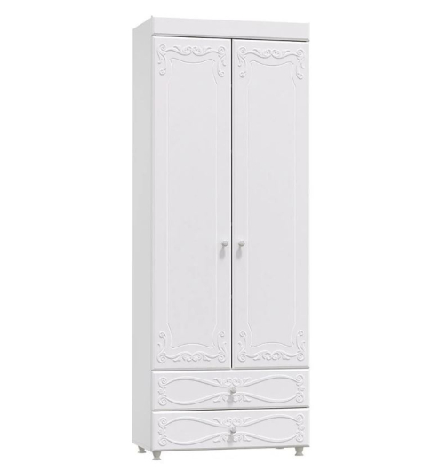 Шкаф двухдверный (560) Италия с ящиками ИТ-49 - купить за 19946.00 руб.