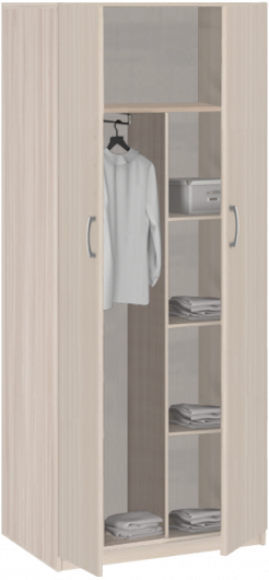 Шкаф для одежды 2-х дверный Лотос 5.24 - купить за 7940.00 руб.