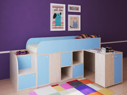 Кровать-чердак Астра мини - купить за 17760.00 руб.