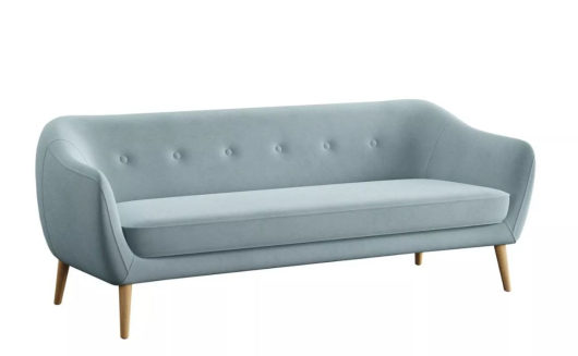 Диван Ланкастер велюр Ультра Слэйт - купить за 31199.00 руб.